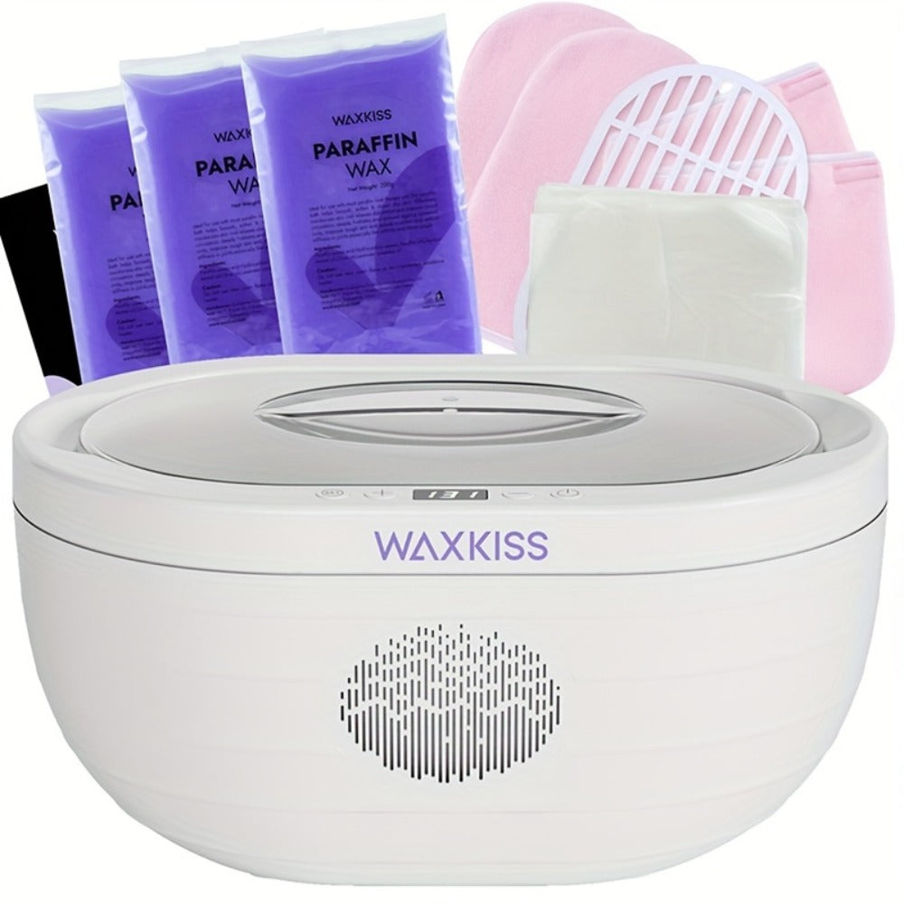 Paraffin Wax Machine for Hands and Feet Large Capacity – WAXKISS PWH-3000A 101oz Home Spa Wax Warmer Kit for Deep Moisturizing, Dry Skin