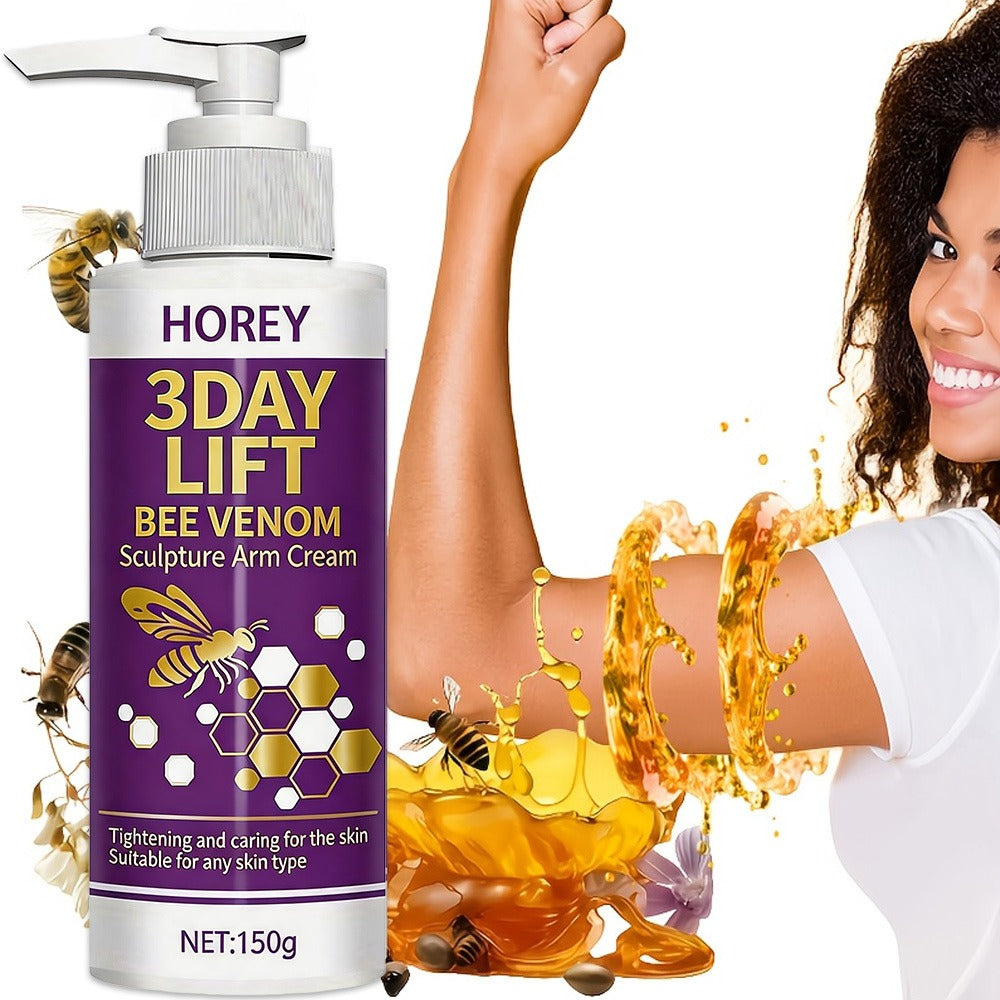Bee Venom Firming Cream 150g – 3-Day Skin Tightening & Lifting Body Sculpting Lotion for Loose Sagging Arms, Belly, Thighs & Buttocks
