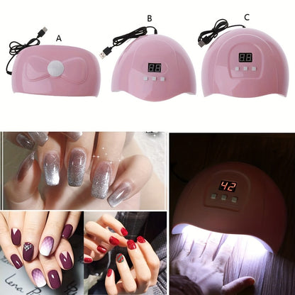 Smart UV LED Gel Nail Lamp with Auto Sensor & LED Countdown Display | Professional Fast Curing Dryer for All Gel Polishes Fingernails