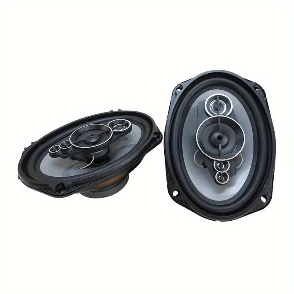 1200W 5-Way Coaxial Car Speakers 6x9 Inch – HiFi Full Range 44Hz-25kHz, 4-Ohm, 89dB Sensitivity, Universal 12V Fit for Car Door Stereo Audio