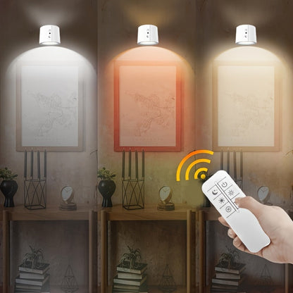 Rechargeable Magnetic LED Wall Sconce 360° Rotatable for an Everyday Personal Care Routine