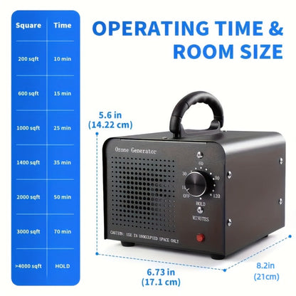 Ozone Generator Odor Eliminator 36000mg/h - Commercial Ozone Machine for Home, Smoke, Pet, Basement & Car