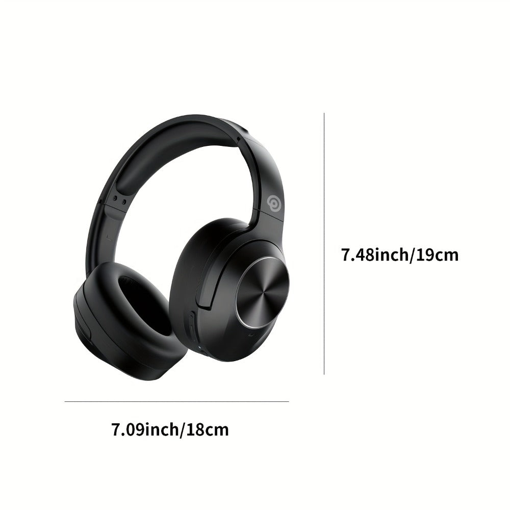 E11A Over-Ear Headphones with Hybrid ANC and ENC Labels, Bluetooth 5.3, 45mm Drivers and Four Colors