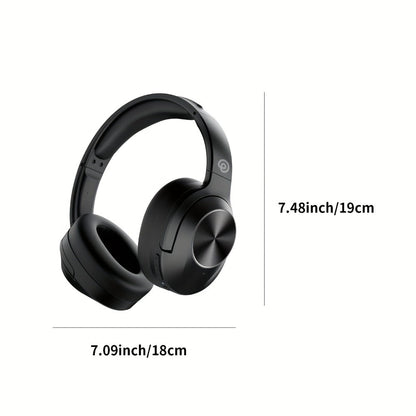 E11A Over-Ear Headphones with Hybrid ANC and ENC Labels, Bluetooth 5.3, 45mm Drivers and Four Colors