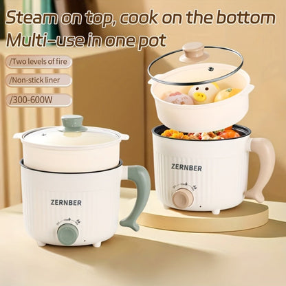 Electric Hot Pot Portable Electric Wok, Non-Stick Coating, Triple Power Control, Multi-Functional Stewpot for Hotpot