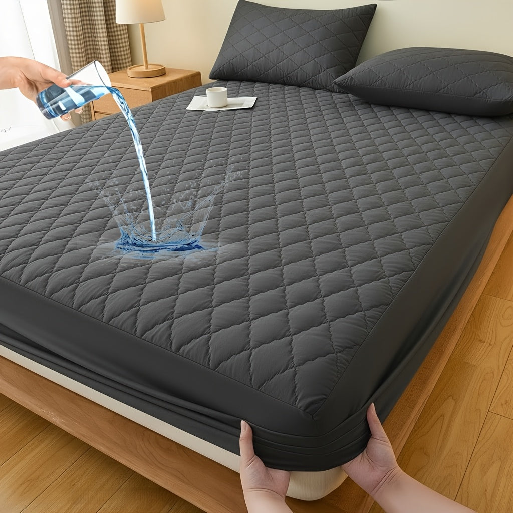 Mattress Protector Cover Soft Breathable Cooling Fitted Sheet Twin Full Queen King Deep Pocket Machine Washable Bed Cover for Home Hotel