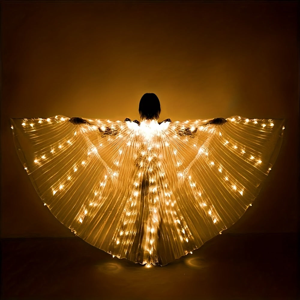LED Feather Dance Costume Glowing Luminous with the Listed Color, Size or Set Options for Everyday Use