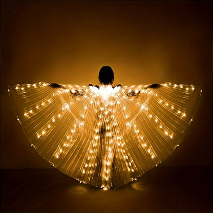 LED Feather Dance Costume Glowing Luminous with the Listed Color, Size or Set Options for Everyday Use
