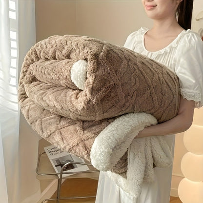 Taffeta Blanket Double-Sided, Silky All-Season Sleep Blanket for Bed & Air Conditioning, 5 Colors