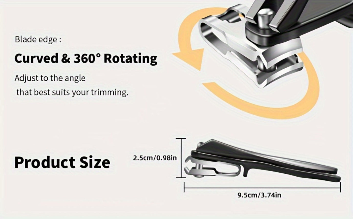Nail Clipper Tool Set with Large Clipper Pair, Eight-Piece Kit or Hand-and-Foot Clipper Options