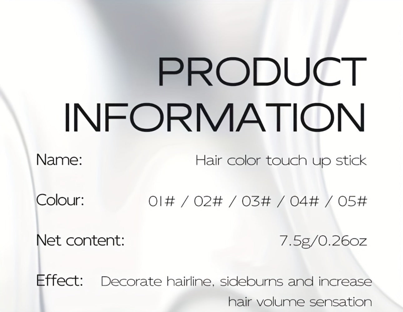 Root Touch-Up Hair Color Pen with Brush Applicator, Instant Gray & White Hair Coverage, Plant Squalane Nourishing Formula