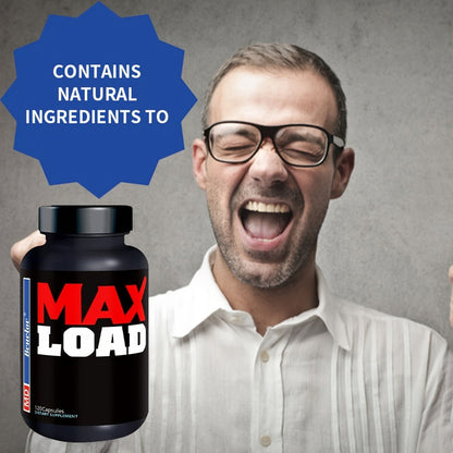Men's Health Supplement Capsules, 120 Count in One Bottle with 1210 mg Blend Printed on the Label