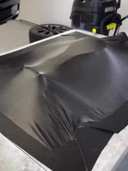 5D Carbon Fiber Vinyl Wrap 50cm x 300cm – Self-Adhesive Car Interior Decor Film, UV Protection, Scratch-Resistant, Dashboard Trim Sticker