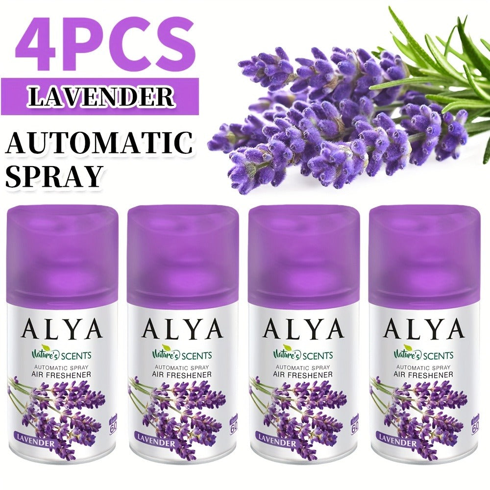 Spray Air Freshener Refill 8.45oz 1pc or 4pcs - 6 Scents Lavender Vanilla Cool Linen Ocean Mixed Berries Magnolia