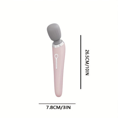 Portable Handheld Massage Stick, USB Rechargeable Wand Massager with 5 Adjustable Speed Levels, Relieves Neck