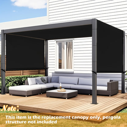 Pergola Canopy Replacement Retractable UV Block | Patio Shade Cover