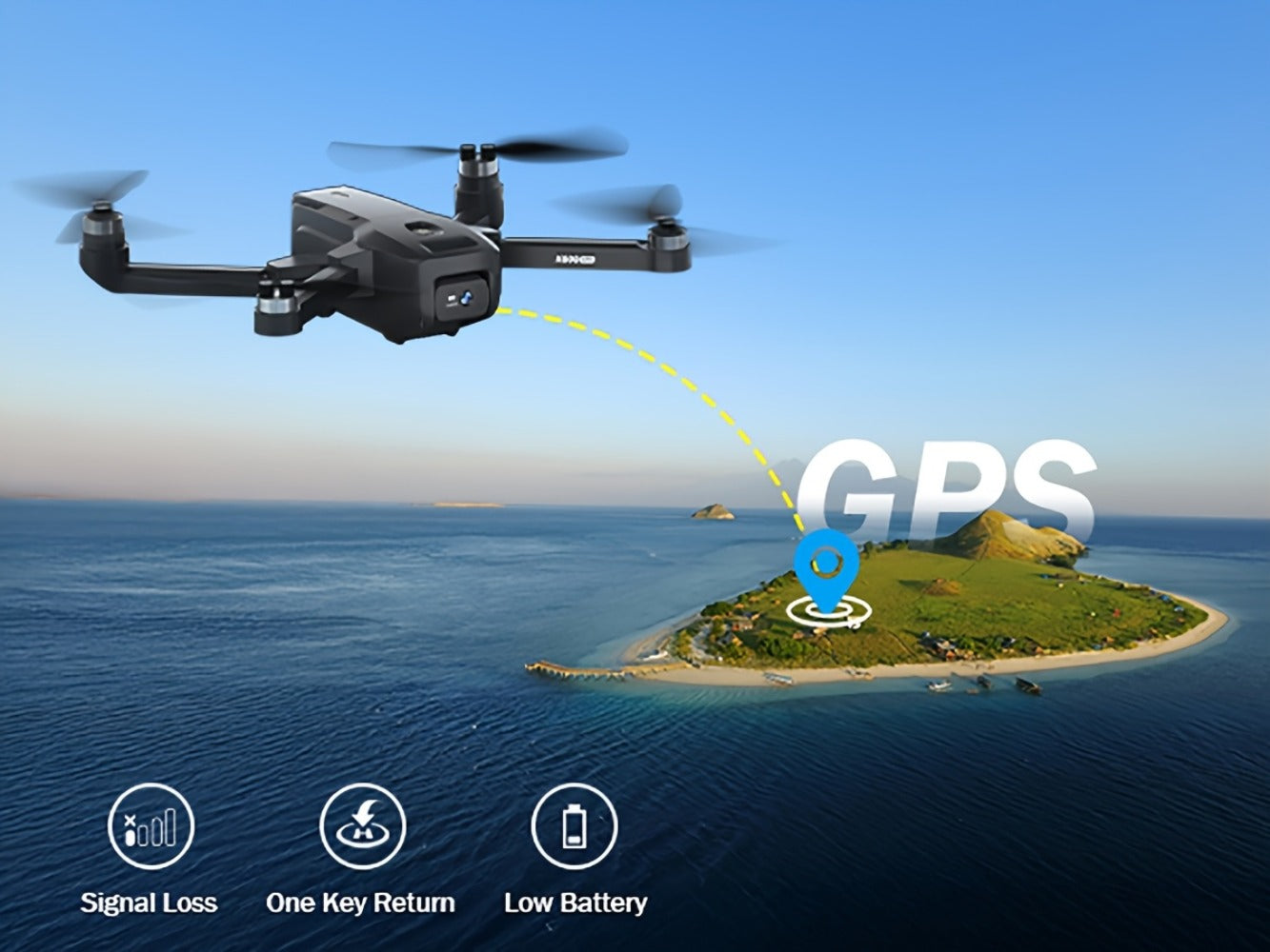 GPS Follow Me Drone Under 250g 4.5 Inch LCD Screen Camera Drone Auto Return with the Listed Color, Size or Set Options for Everyday Use