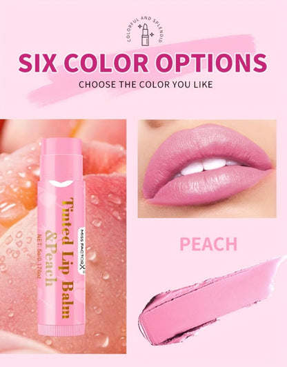MISS FACTOR 30-Piece Tinted Lip Balm Set with Capped Tubes Organized into Six Color Groups