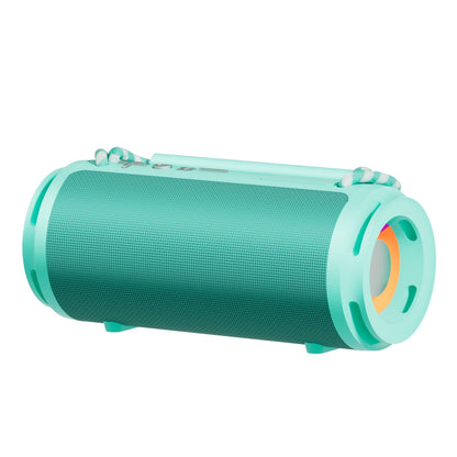 Bluetooth Speaker Cylindrical RGB Model with Carry Cords, USB and TF Playback, Four Colors and 7.17-Inch Body