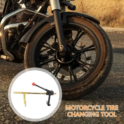 Bead Breaker Tool Heavy-Duty Manual Tire Changer with Safety Guard, Durable Steel Construction Universal Tire Service Equipment for Cars