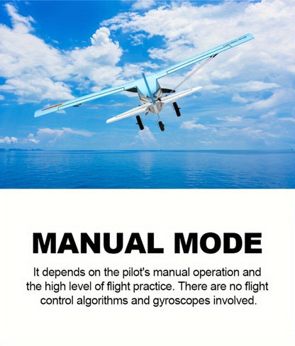 Brushless Fixed Wing RC Plane 6-Channel 6-Axis Gyro 3D Aerobatic Stunts 2 Batteries Included