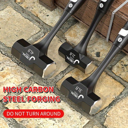 Octagonal Hammer 2/3/, Handle, Professional Masonry & Demolition Sledge Hammer for Stone, Concrete