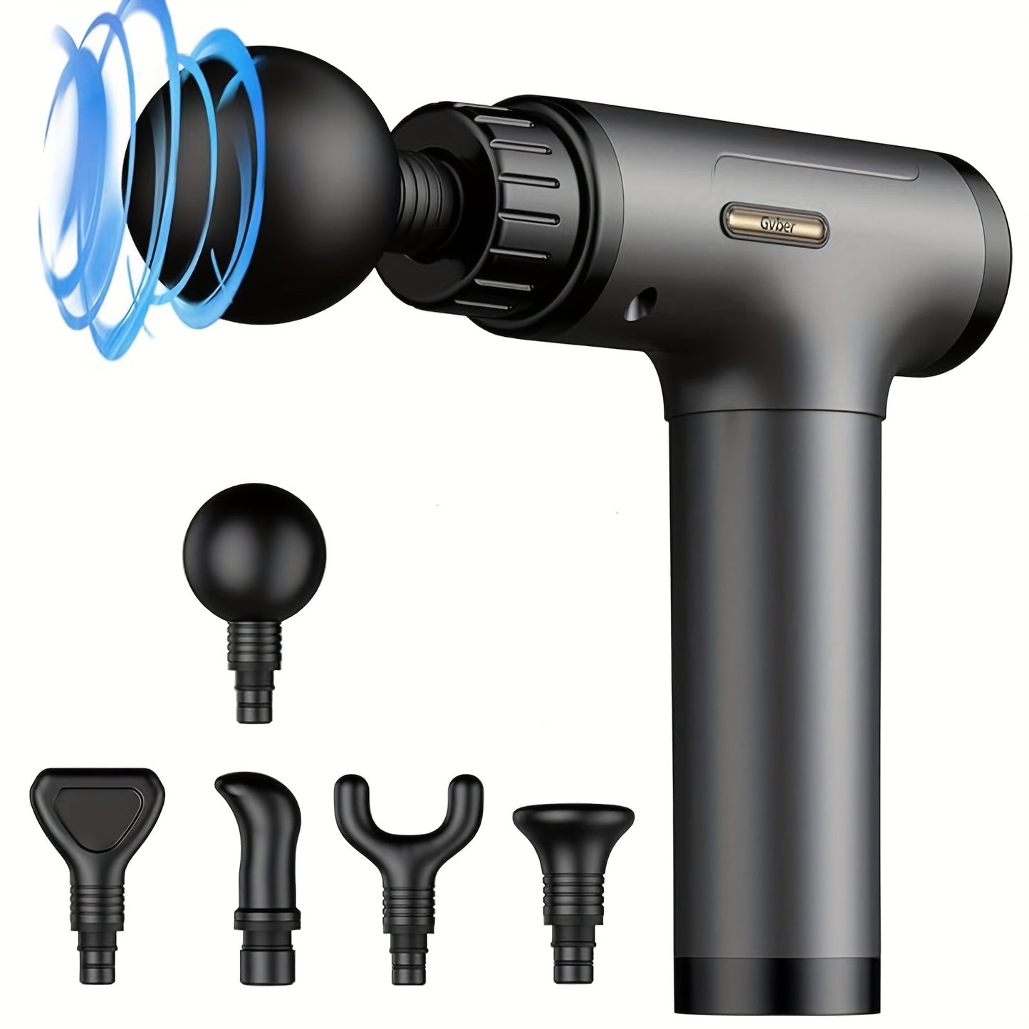 Handheld Massage Gun Collection with X6, M68-7 and X7 Model Labels in Black or Grey Finishes