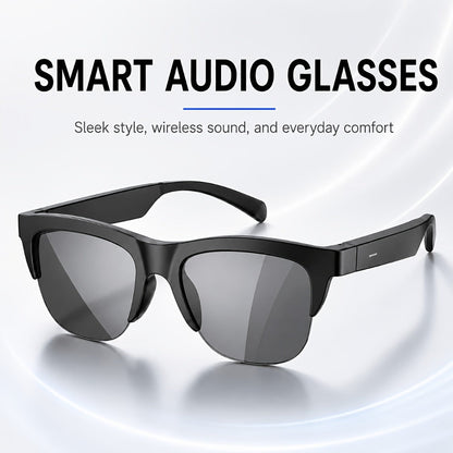 Smart Audio Glasses Open Ear Wireless HD Immersive Sound for Bedside Audio, Alarms and Room Entertainment