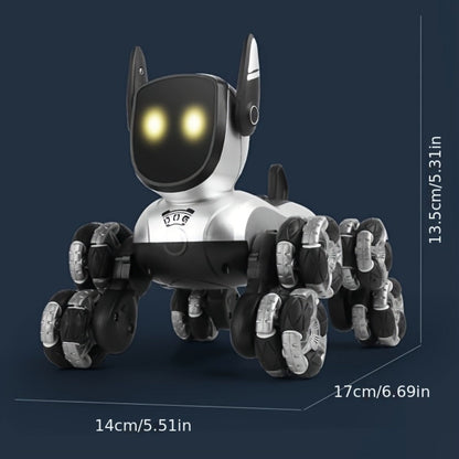Robot Dog Toy for Kids, RC Smart Interactive Electronic Pet with Remote Control, Music & Action Show
