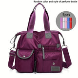 Purple + Random Perfume Bottle (5pcs)