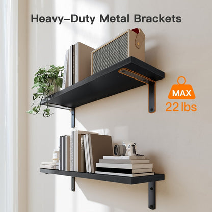 Floating Shelves Over Toilet 3-Piece Set, Farmhouse Bathroom Wall Mounted Storage Shelf for Toilet Paper