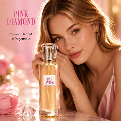 Pink Diamond Eau de Parfum Spray, 3.4 fl oz Bottle with Aldehyde, Lily and Orange Scent Notes