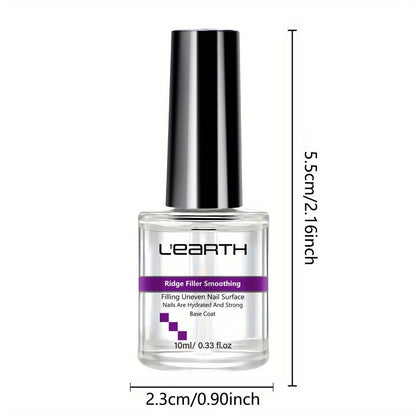 Nail Strengthening Polish 10ml Glycerin & Hyaluronic Acid Formaldehyde-Free – Hardener Treatment for Thin Brittle Weak Nails Fast Results