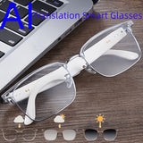 White + Silvery Metal Frames