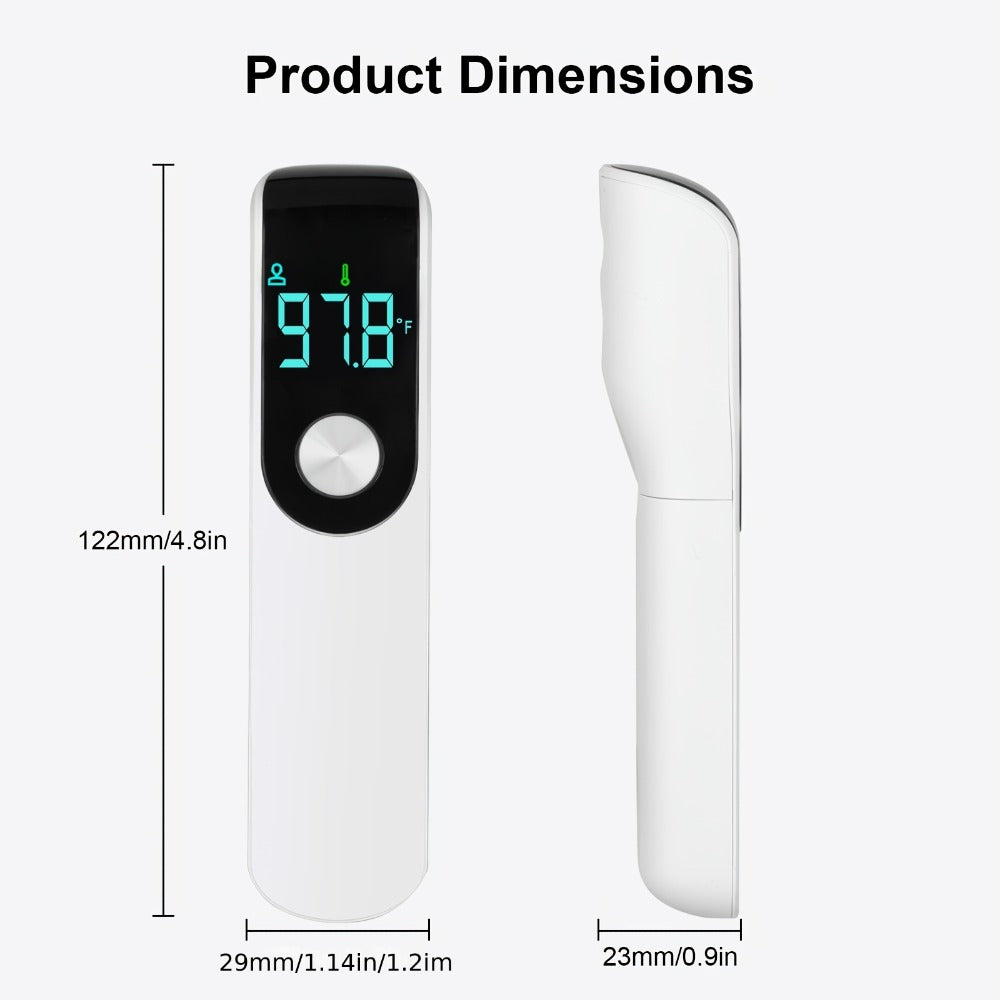 Infrared Forehead Thermometer No-Touch Digital Thermometer for Adults Kids Baby with Fever for Entryways, Bedrooms and Living Spaces
