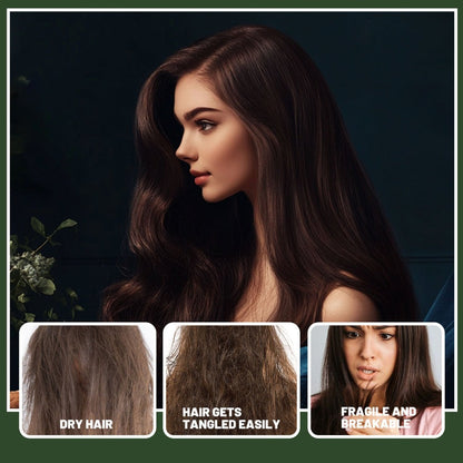 Hair Oil Batana 50ml Amber Dropper Bottle with Cold-Pressed Formula for Hair-Length, Brow and Lash Application
