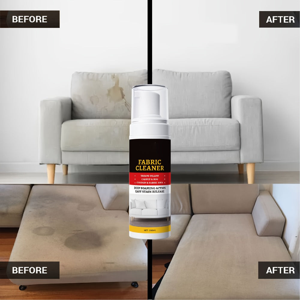 Upholstery Cleaner Spray Multi-Fabric Stain Remover 6.76oz Spot Cleaner for Couch Sofa Rug for Entryways, Bedrooms and Living Spaces