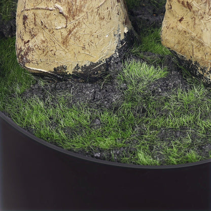 Full-Canopy Artificial Olive Tree with 4, 5, 6 or 7 ft Height Options, Decorative Fruit and Potted Base
