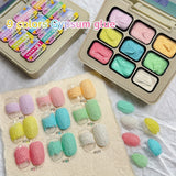 MORDDA Nine-grid Salty and Sweet Plaster Glue 9 Colors Full Set
