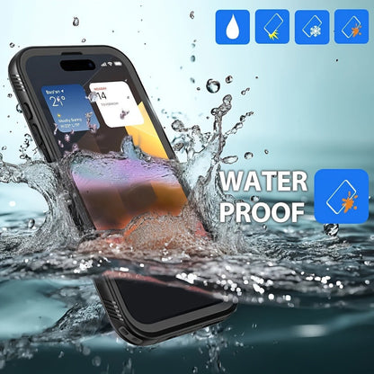 iPhone Case Built-In 9H Tempered Glass Screen Protector 360 Full Body Shockproof Dustproof for an Everyday Personal Care Routine