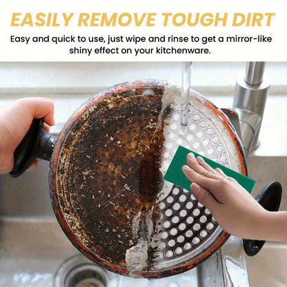 Cookware Bottom Cleaner Paste – Black Burn Stain Remover for Pots & Pans, Stainless Steel Cleaning Scrub with Sodium Chloride