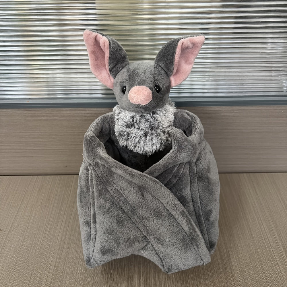 Giant Bat Plush Stuffed Animal 23 Inch Wingspan Grey Spooky Bat Toy with the Listed Color, Size or Set Options for Everyday Use