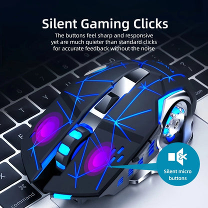 Bluetooth 5.0 2.4G Dual Mode Wireless RGB Gaming Mouse Silent 6 Button USB-C Rechargeable for an Everyday Personal Care Routine