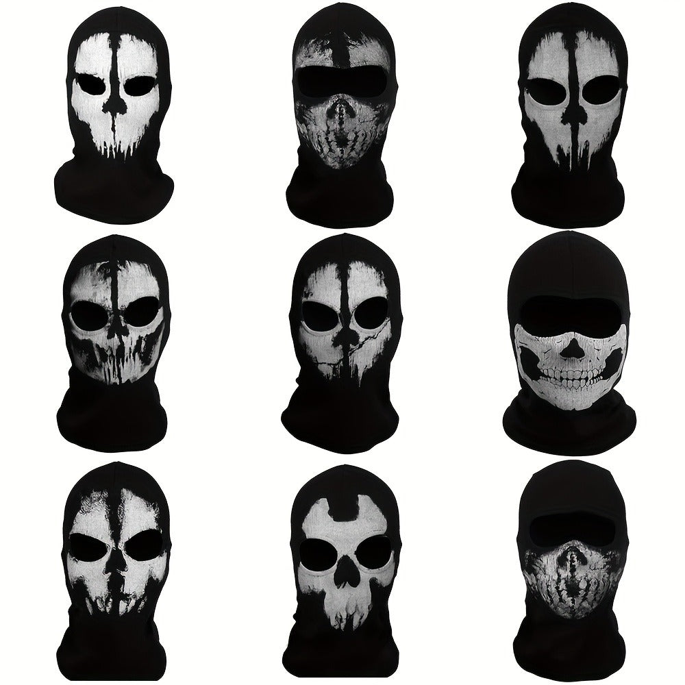 Balaclava Mask Windproof Cycling Face Mask for Men Women Outdoor Sun Protection Breathable Ski Mask Halloween Costume