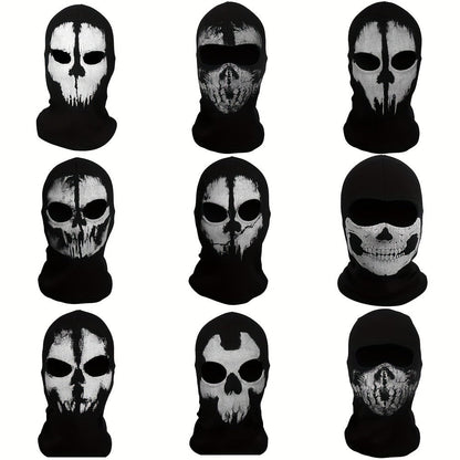 Balaclava Mask Windproof Cycling Face Mask for Men Women Outdoor Sun Protection Breathable Ski Mask Halloween Costume