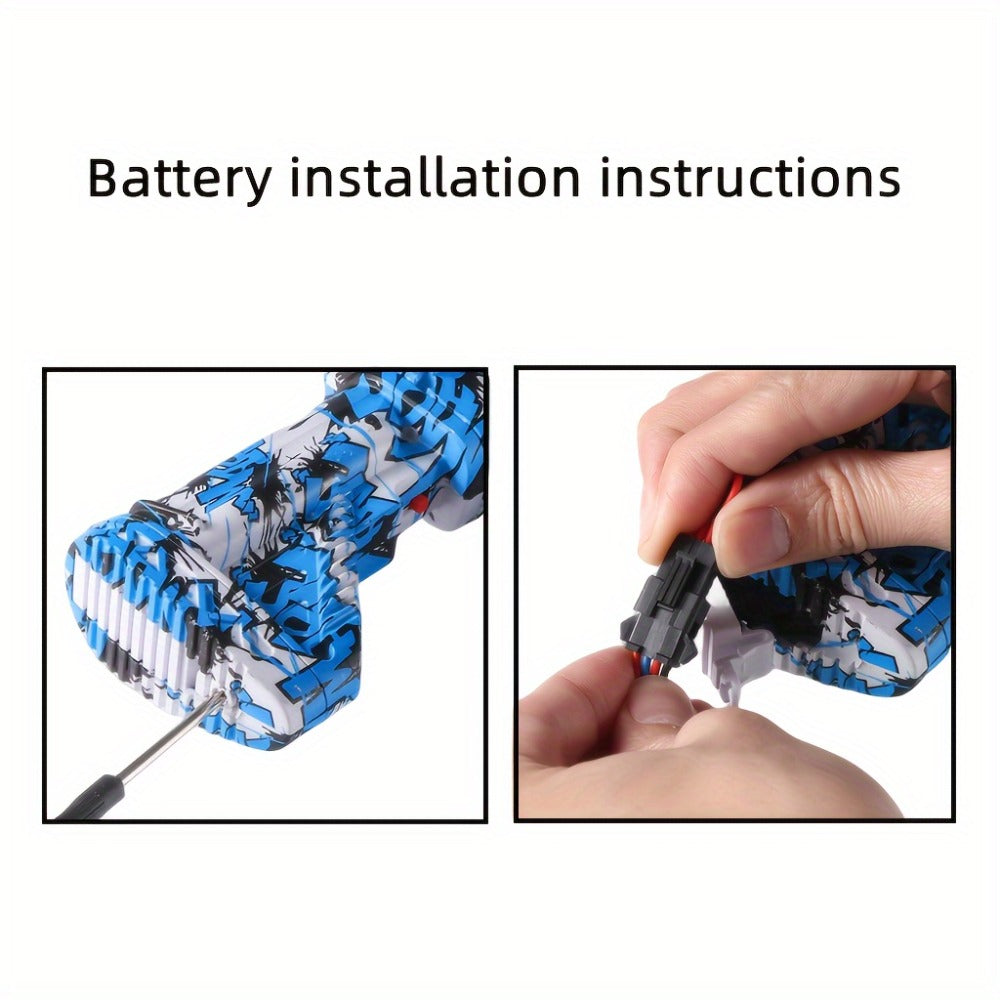 Electric Shooting Toy Gun with Long Battery Life, Rechargeable Indoor Outdoor Team Collaboration Game Toy for Kids Boys Teens