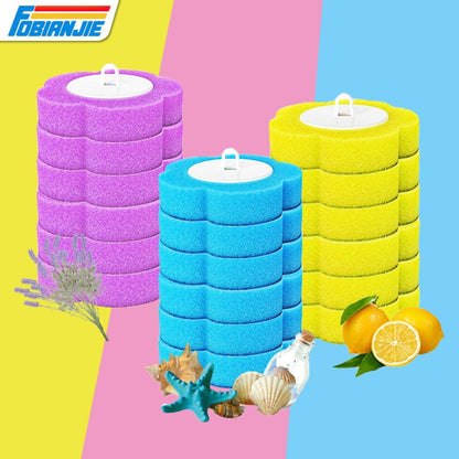 Disposable Toilet Brush Head Refills 18/36/54 Pcs, Replacement Heads for Toilet Bowl Cleaning Brush