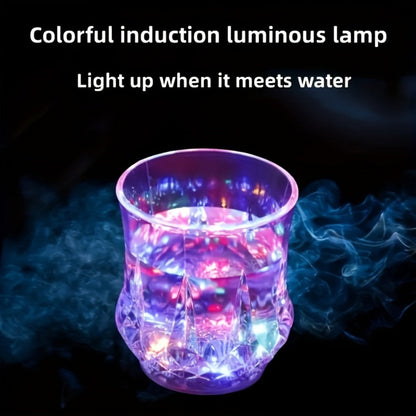 LED Light-Up Cups Glow in the Dark, Pineapple Induction Party Cups for Birthday Christmas Disco Valentine's Day (6.76oz)