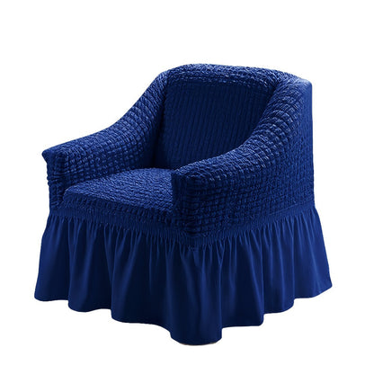 Sofa Cover Seersucker Stretch Slipcover with Elastic Band Closure for 1 to 4-Seater Sofas in Eight Colors