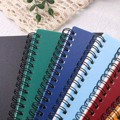 Spiral Notebooks 6 Pack Hardcover A5 Lined Journal College Ruled 480 Sheets 960 Pages No for Entryways, Bedrooms and Living Spaces